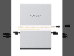 2400WH Balcón Almacenamiento de energía solar Balcón Estación de energía de ahorro de costes Sistema solar
