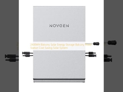 2400WH Balcón Almacenamiento de energía solar Balcón Estación de energía de ahorro de costes Sistema solar