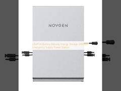 LiFePO4 Batería Balcón Almacenamiento de energía 2400Wh Estación eléctrica de suministro de emergencia