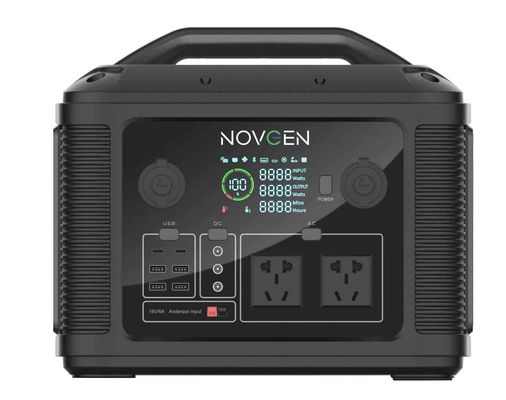 NOVP Estación de energía renovable portátil de 1200W 1075Wh Capacidad para camping