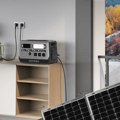 Estación eléctrica de acampada portátil al aire libre 2048Wh con conexión inteligente a la red de encendido / apagado