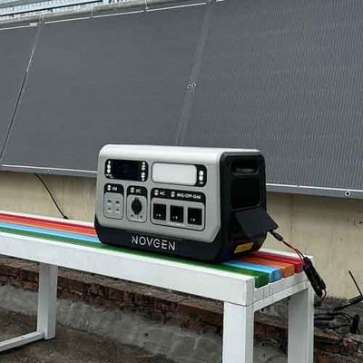 2048WH Sistema de almacenamiento de energía de balcón portátil flexible para necesidades de energía en movimiento